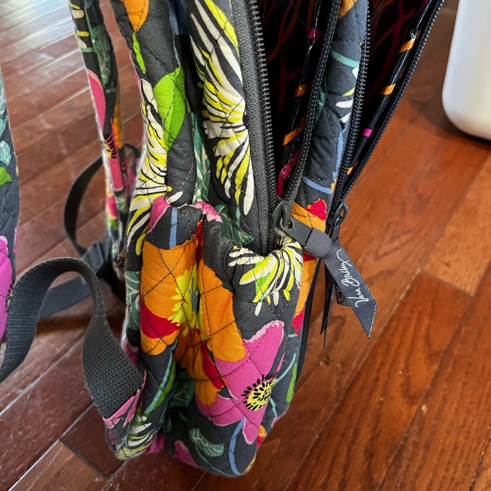 Vera Bradley Jazzy Blooms Diaper Backpack View 5